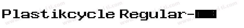 Plastikcycle Regular字体转换